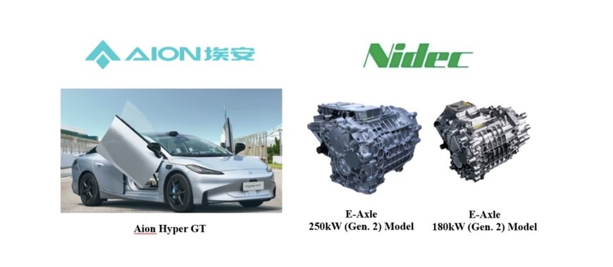 The 250kW and 180kW Models of Nidec’s E-Axle Traction Motor System are Officially Adopted for the Car to Commemorate GAC New Energy Automobile’s Production of 20 Millionth Vehicle